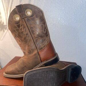 Smoky Mountain Boots Leather Cowboy Boots size 4